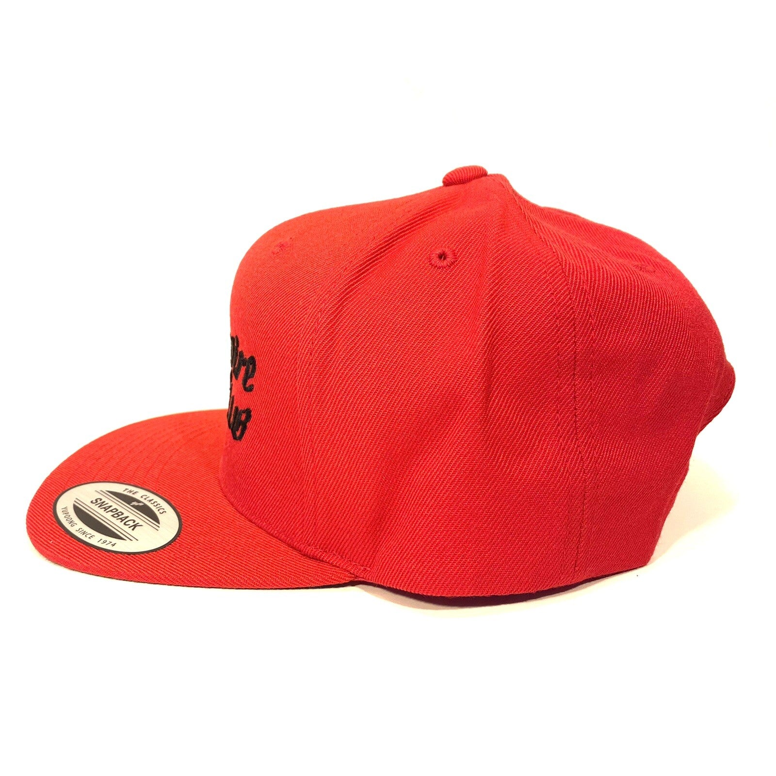 BILLIONAIRE BOYS CLUB Script Spellout Logo Snapback Hat Red (MSRP $50)