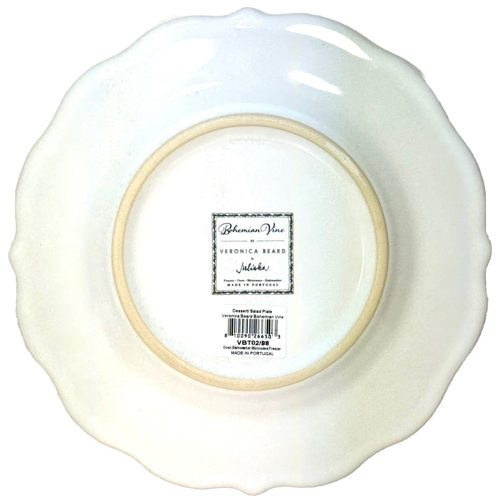 JULISKA x Veronica Beard Bohemian Vine Dessert Salad Plate Set for 4 (MSRP $192)