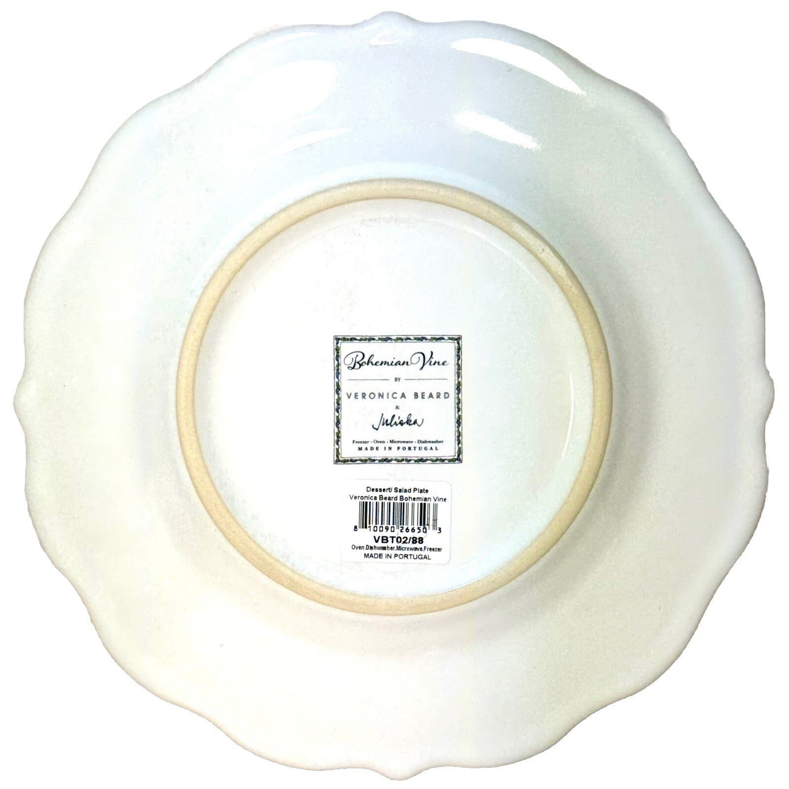 JULISKA x Veronica Beard Bohemian Vine Dessert Salad Plate Set for 4 (MSRP $192)