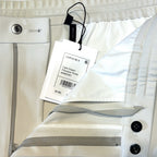 THEORY Mens Curtis Precision Ponte Stretch Shorts Light Cream White (MSRP $195)