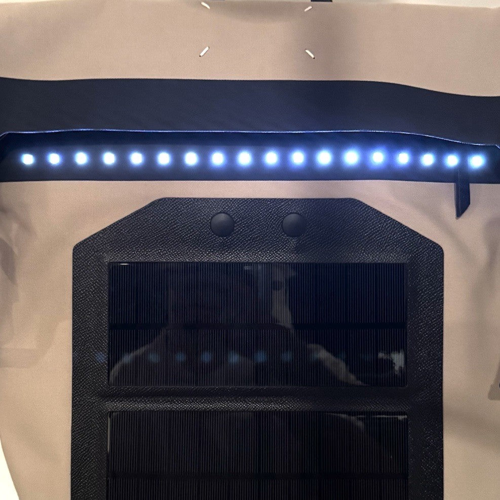 MAISON MARGIELA Mackintosh Solar Panel Roll Top Backpack Khaki (MSRP $1,760)