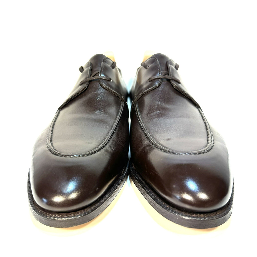 JOHN LOBB Mens Wrey Prestige Dress Loafer Shoes Dark Brown 10.5 (MSRP $2,390)
