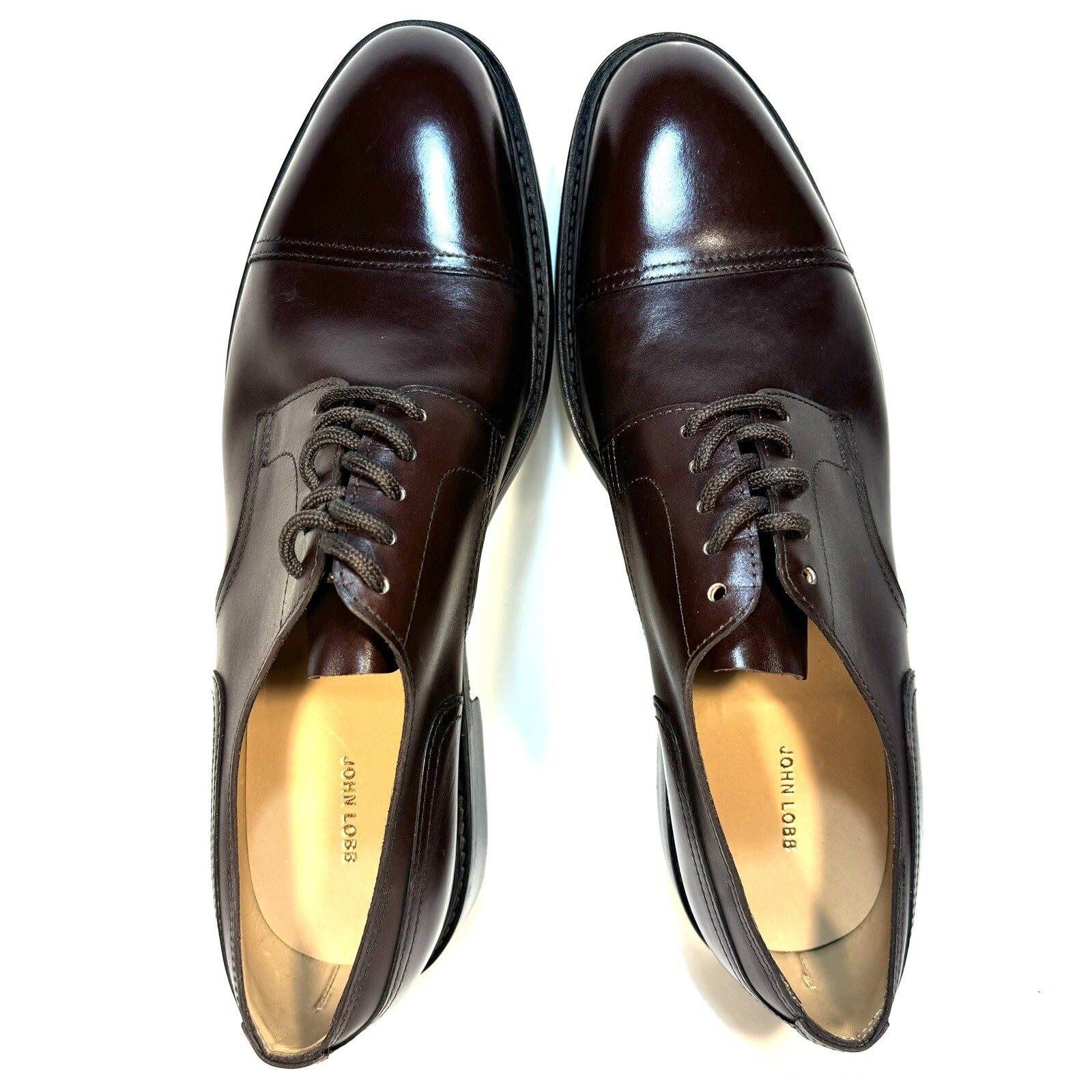 JOHN LOBB Mens Kilmory Highland Leather Lace Up Shoes Oak Brown 11 (MSRP $1,820)
