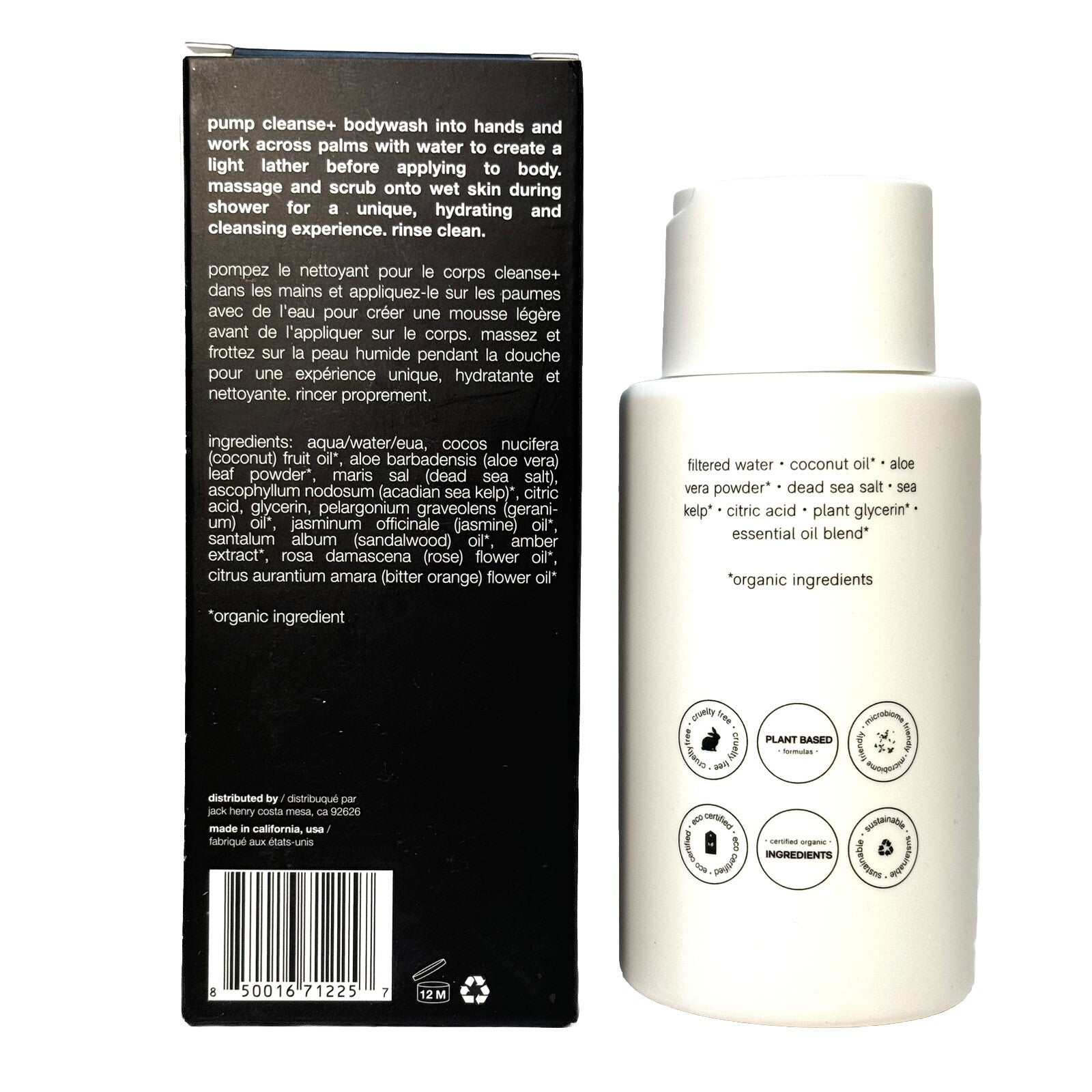 JACK HENRY Cleanse+ Body Wash Gel Soap 10 fl oz (MSRP $34)