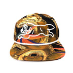 ICE CREAM Billionaire Boys Club Space Running Dog Trucker Hat Black (MSRP $60)