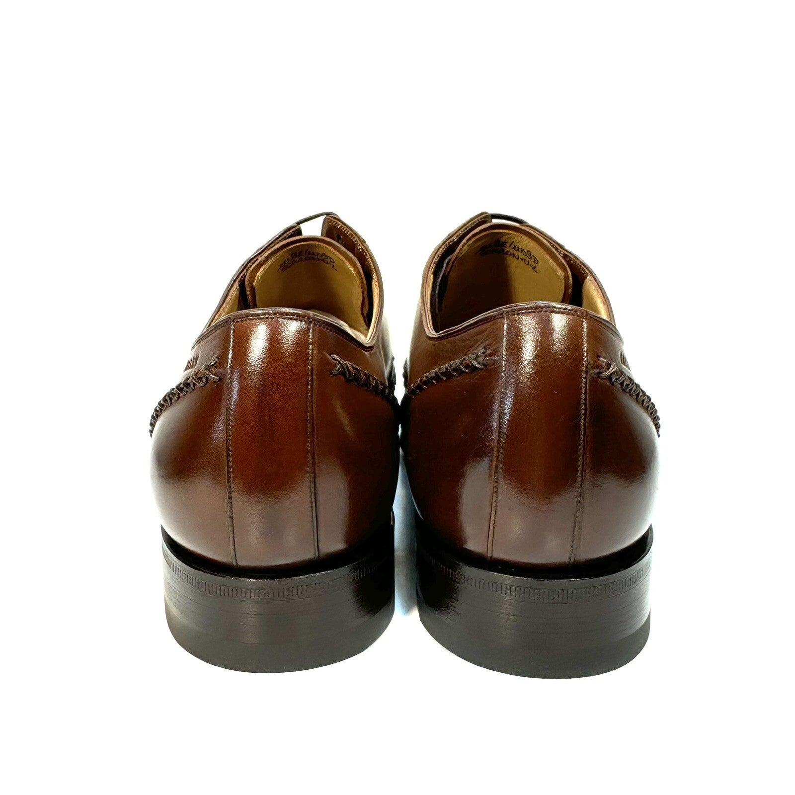 BALLY Scribe Scaron Goodyear Leather Lace Up Dress Loafers Brown (MSRP $1,250)