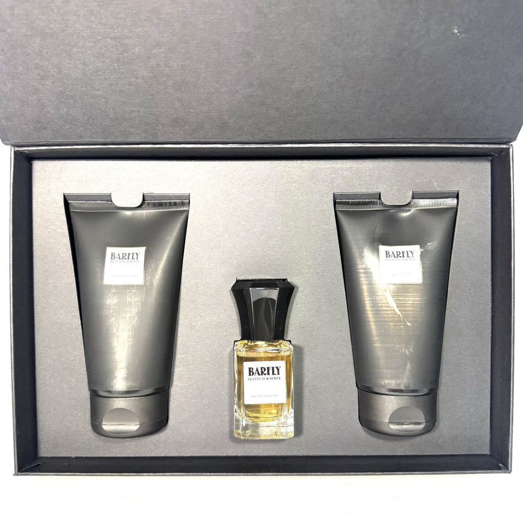 SCOTCH & SODA Unisex Barfly Eau De Toilette Cologne Perfume Wash Lotion Gift Set