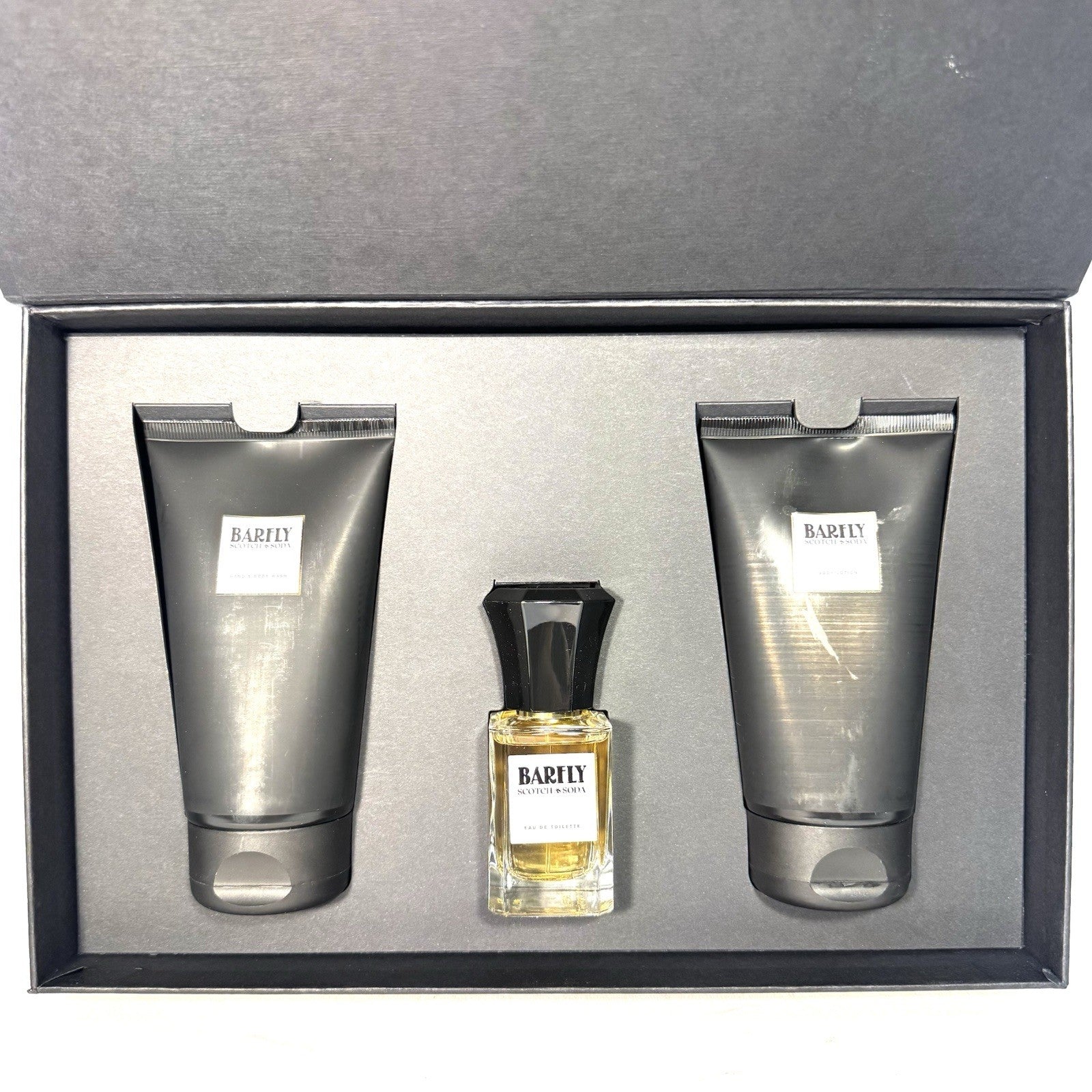SCOTCH & SODA Unisex Barfly Eau De Toilette Cologne Perfume Wash Lotion Gift Set