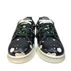 MARC JACOBS Womens The Paint Splatter Tennis Shoe Sneakers Black 10 (MSRP $295)
