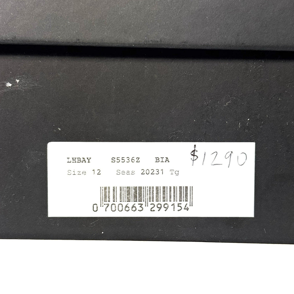 ZEGNA x Mr.BAILEY Mens Triple Stitch Edition Sneakers White 12 (MSRP $1,290)
