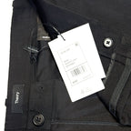 THEORY Mens Zaine Good Crunch Linen Straight Leg Chino Pants Black (MSRP $265)