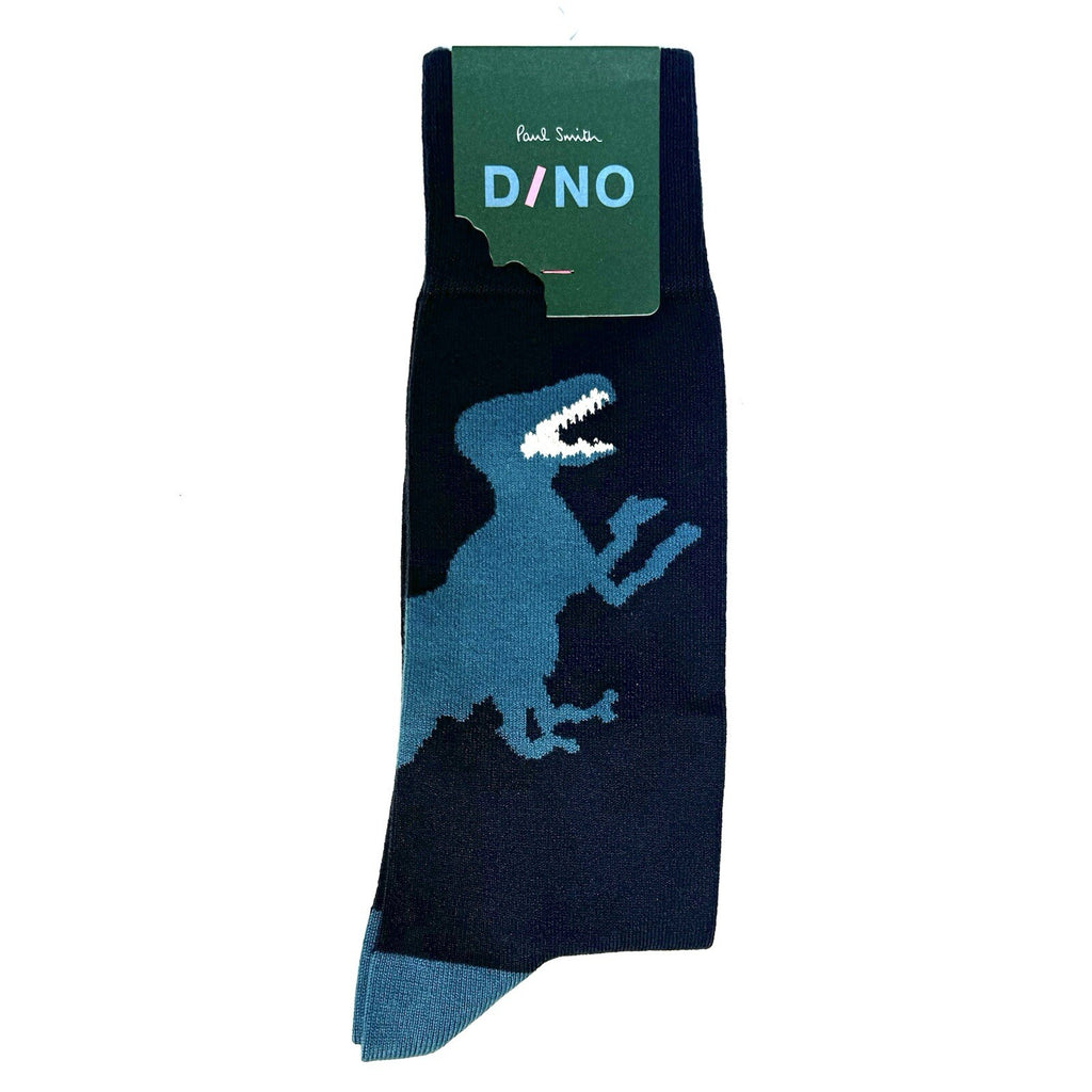 PAUL SMITH Mens Dino Socks Blue O/S (MSRP $35)