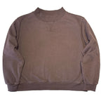 PARKE Womens Classic Heritage Mockneck Sweatshirt Brown L/XL