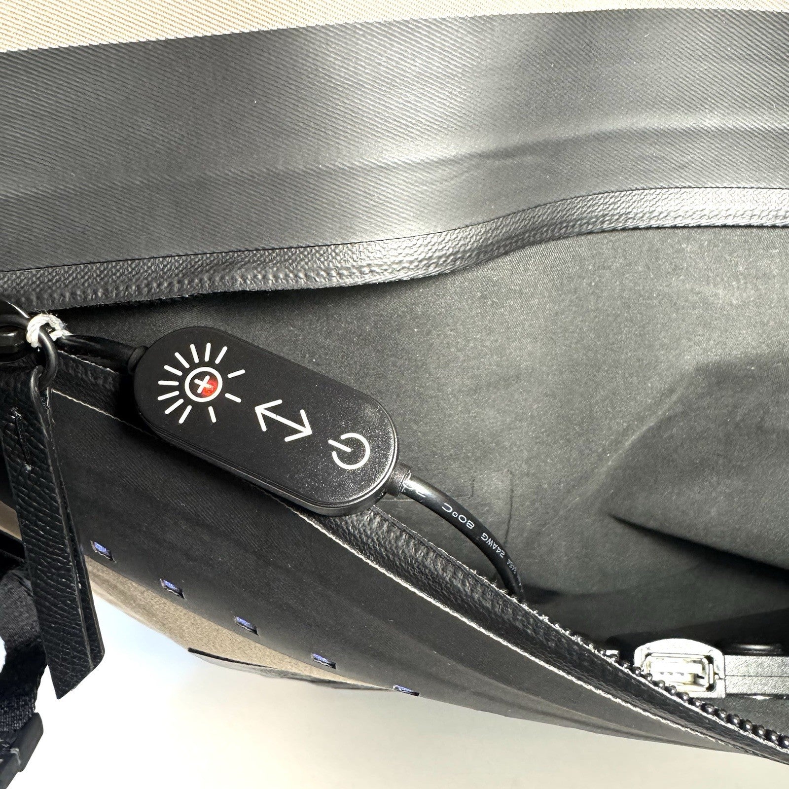 MAISON MARGIELA Mackintosh Solar Panel Roll Top Backpack Khaki (MSRP $1,760)