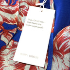 GILNER FARRAR Zoe Jungle Garden Floral Print Short Dress Blue (MSRP $295)