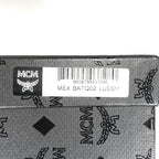 MCM Unisex Visetos Logo Canvas Room Slippers Vintage Blue S/M (MSRP $280)