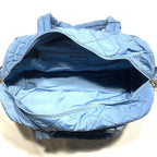 MARC JACOBS Quilted Nylon Weekender Tote Bag Heaven Blue Medium (MSRP $295)