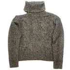 VERONICA BEARD Selleck Open Shoulder Mock Neck Sweater Charcoal Grey (MSRP $428)