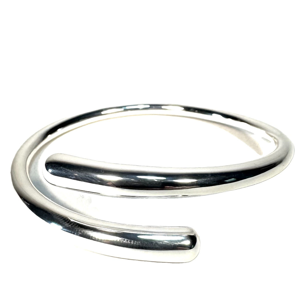 LIE STUDIO Womens .925 Silver Plated Olga Open Cuff Bracelet (MSRP $315)