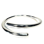 LIE STUDIO Womens .925 Silver Plated Olga Open Cuff Bracelet (MSRP $315)