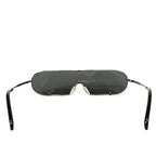 EMILIO PUCCI Womens EP68 08A Shield Wrap Sunglasses Grey Silver (MSRP $365)