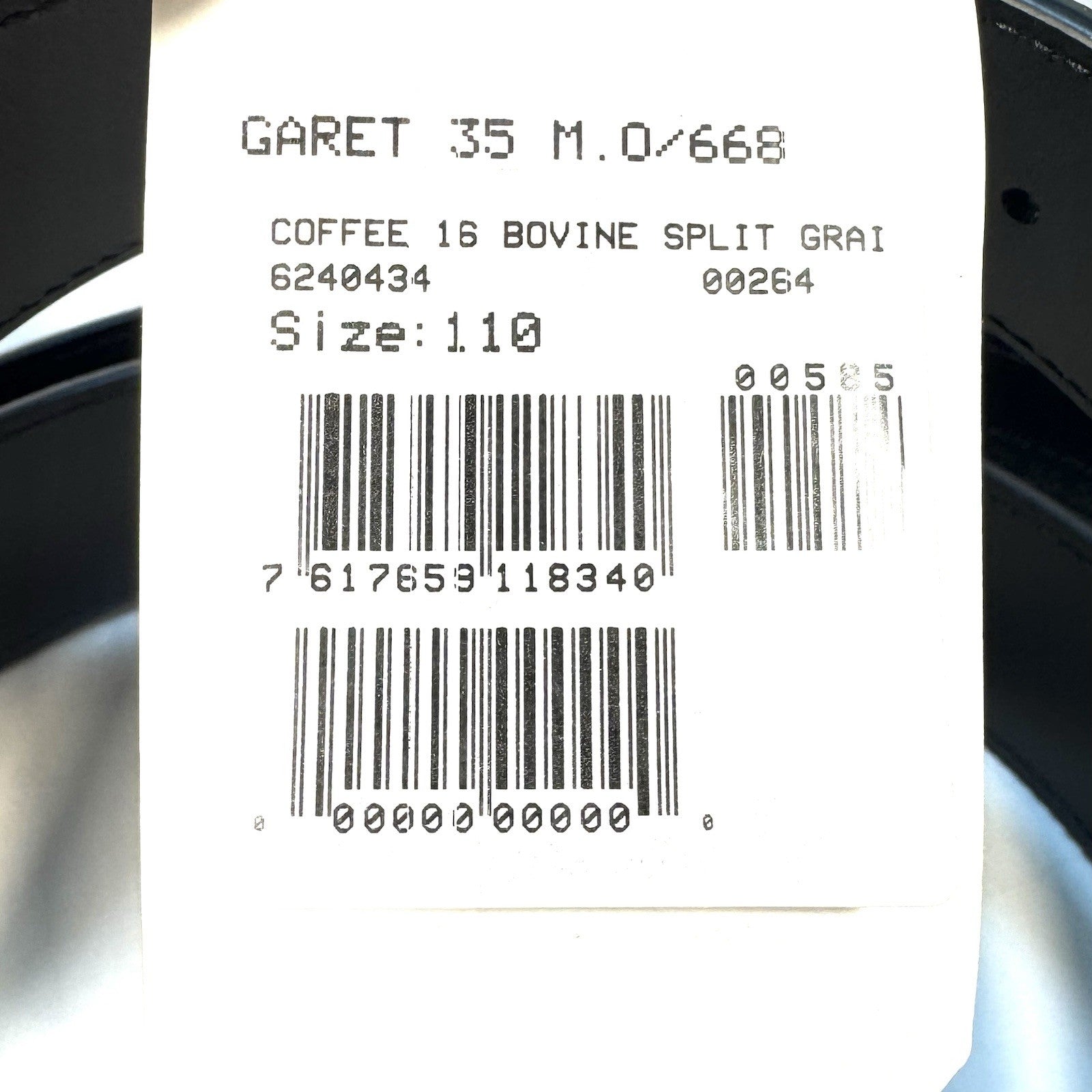 BALLY Mens Garet Logo Buckle Reversible Leather Belt Brown Black 110 (MSRP $280)