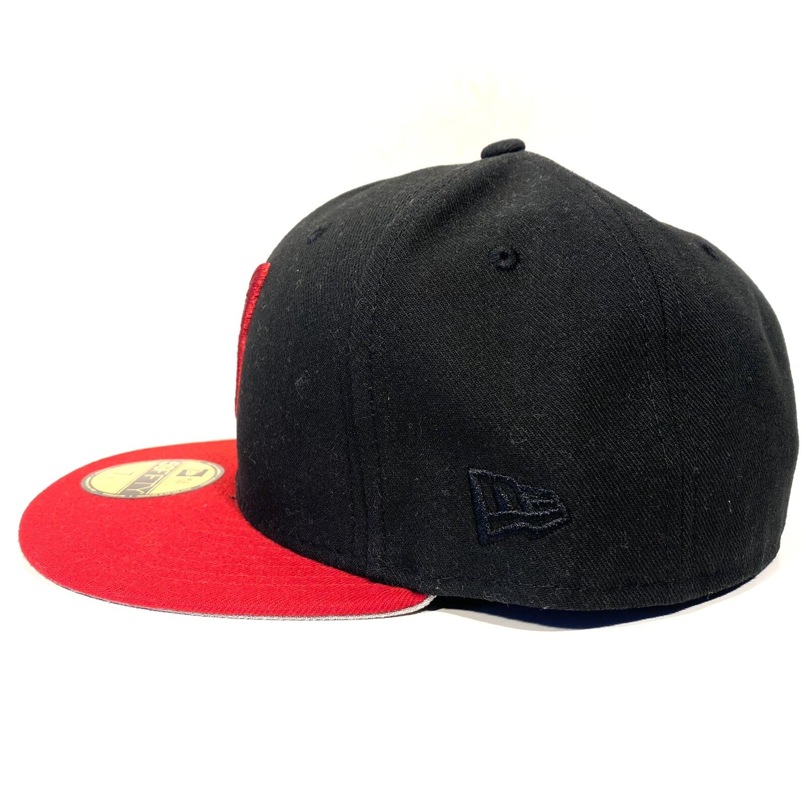 BILLIONAIRE BOYS CLUB New Era B Logo Embroidered Fitted Hat Black Red