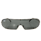 EMILIO PUCCI Womens EP68 08A Shield Wrap Sunglasses Grey Silver (MSRP $365)
