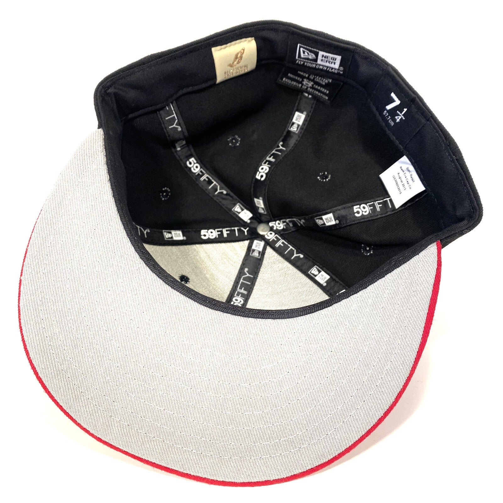 BILLIONAIRE BOYS CLUB New Era B Logo Embroidered Fitted Hat Black Red