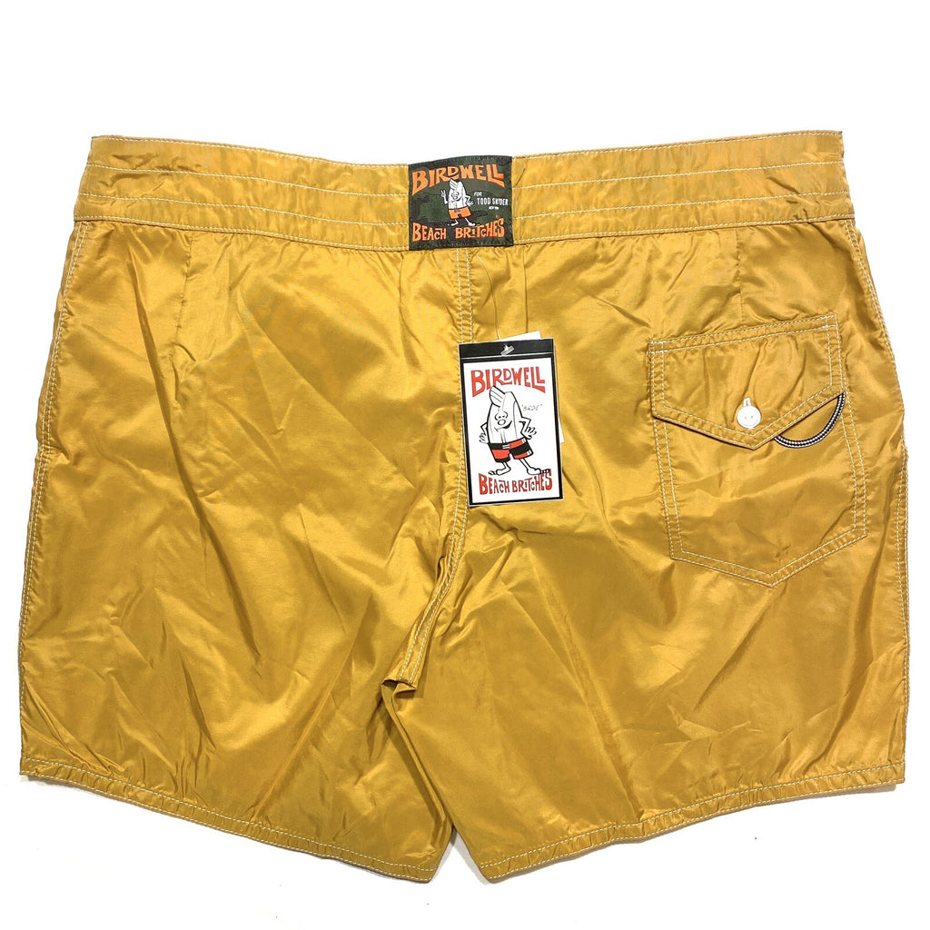 BIRDWELL For Todd Snyder Mens Beach Britches Swim Board Shorts Yellow -MSRP $168