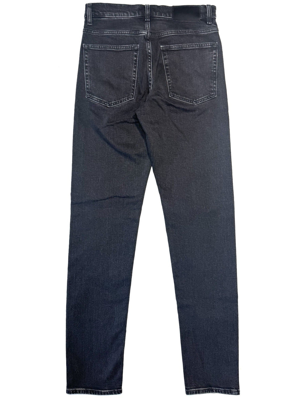 THEORY Mens Athletic Fit New St Washed Denim Jeans Black 28 (MSRP $225)