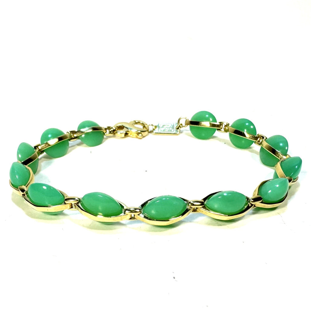 IPPOLITA Womens 18K Gold Senso Wrapped Round Jade Stones Bracelet (MSRP $3,995)