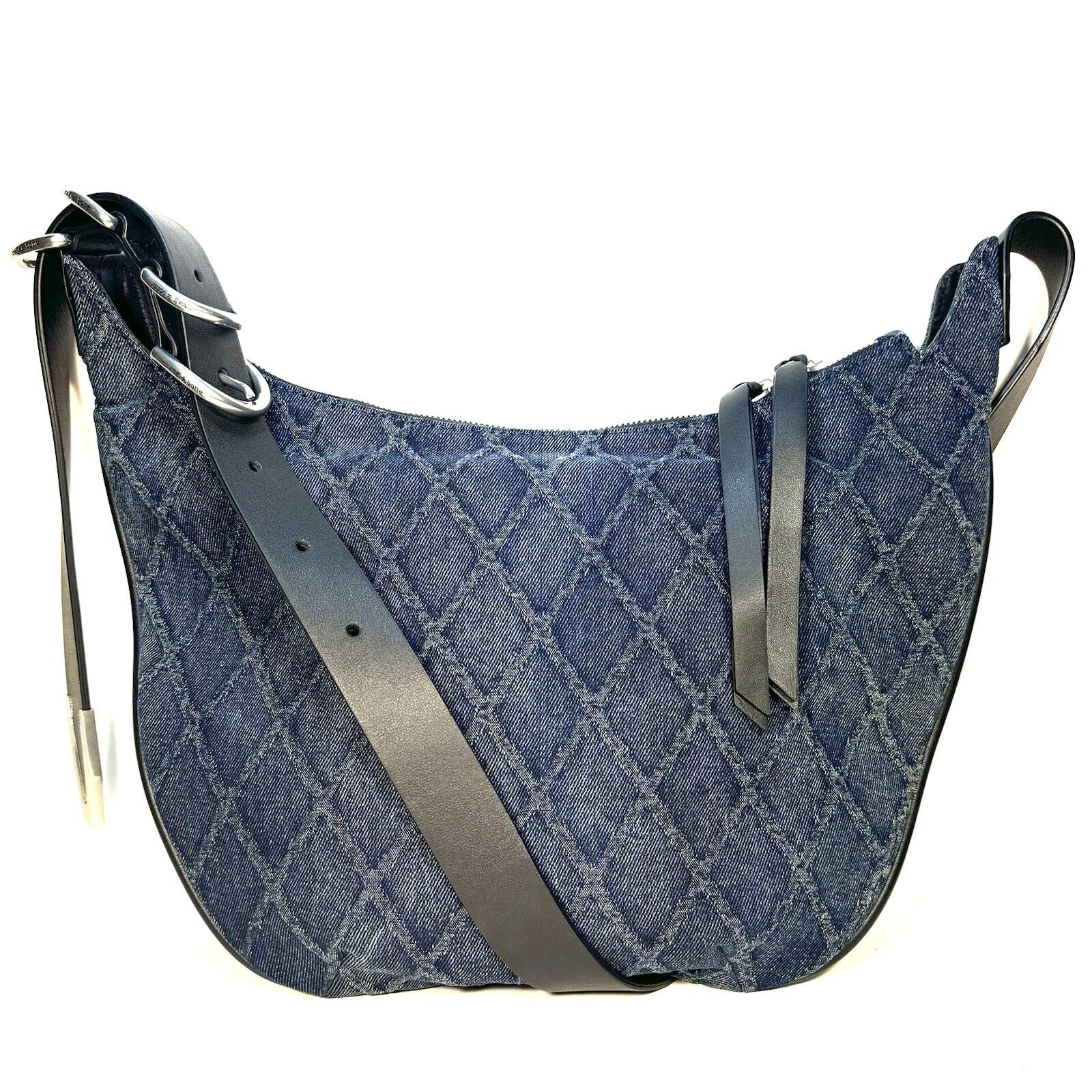 RAG & BONE Spire Karina Denim Mini Hobo Shoulder Bag (MSRP $448)