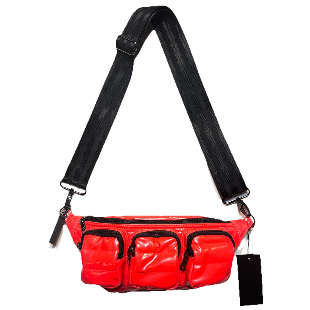 THINK ROYLN Triple Threat Sling Crossbody Bag Patent Poppy Red (MSRP $158)