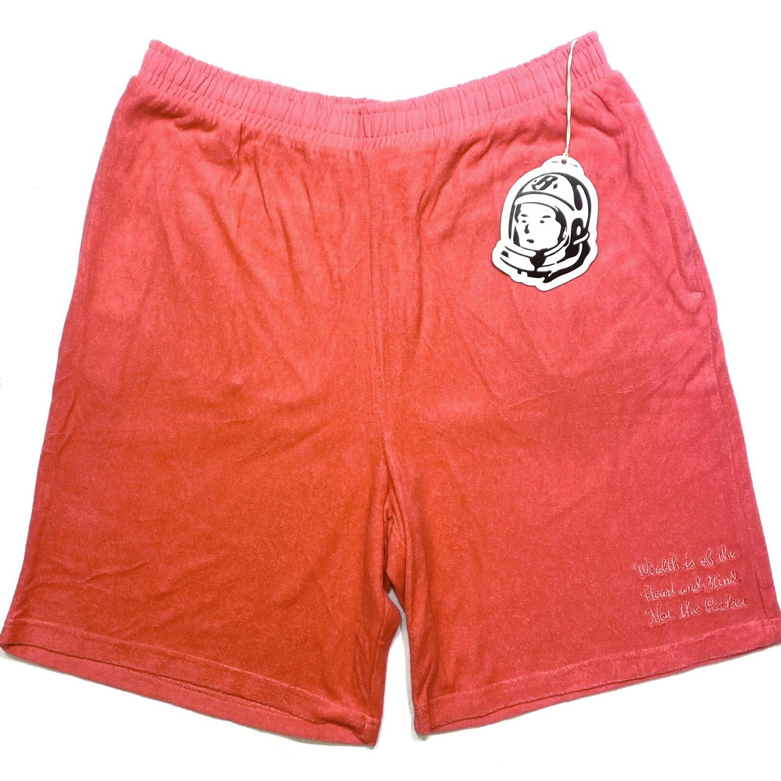 BILLIONAIRE BOYS CLUB Reversed Terrycloth Sweat Shorts Red Pink XL (MSRP $130)