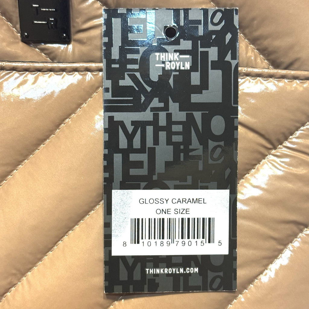 THINK ROYLN Diagonal Bum Bag 2.0 Shoulder Crossbody Glossy Caramel (MSRP $108)