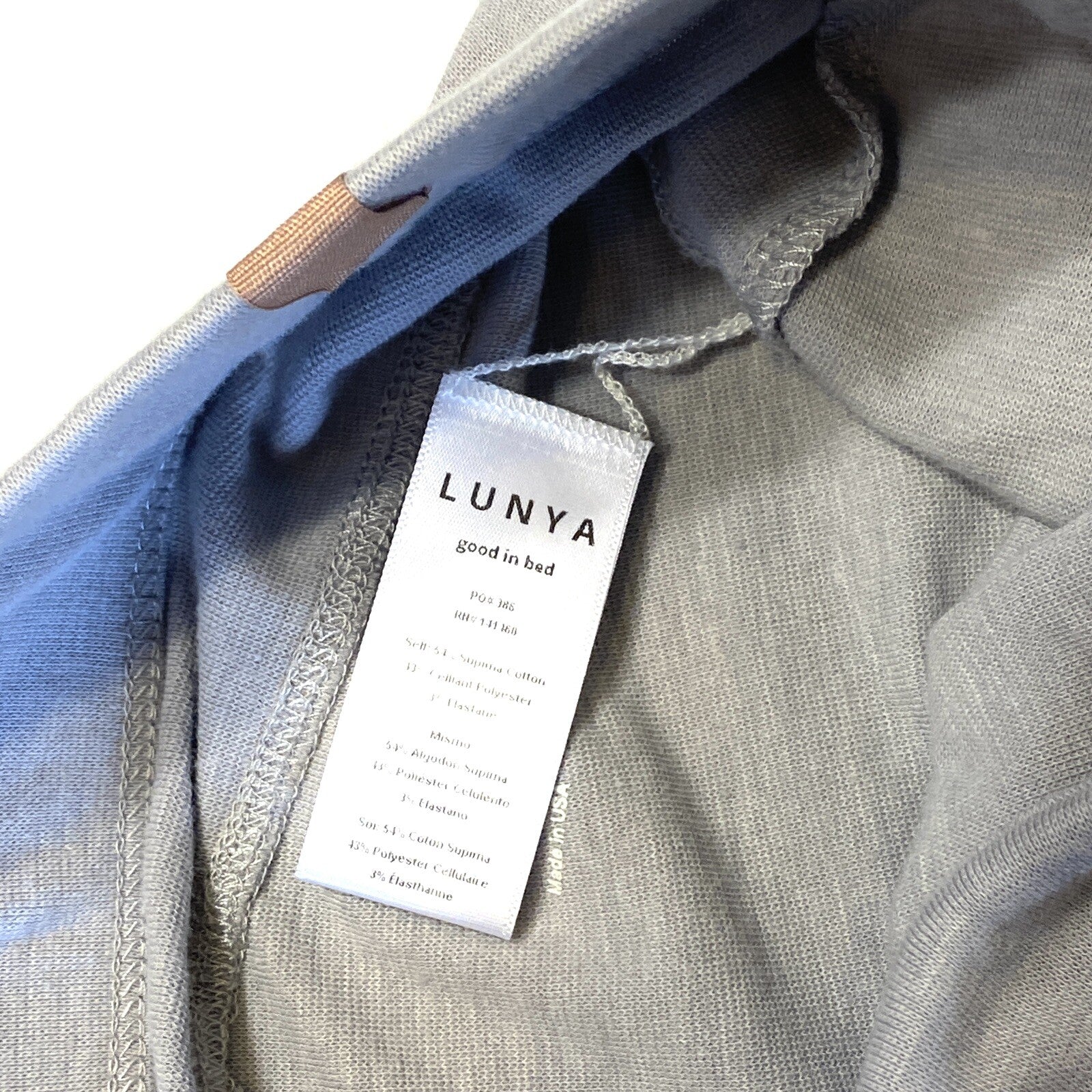 LUNYA Womens Cotton Legging Slim Lounge Pants Grey (MSRP $98)