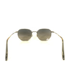 PERSOL 2446 518/M3 Polarized Gradient Metal Sunglasses Silver 52mm (MSRP $400)