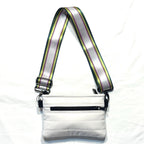 THINK ROYLN Bum Bag Shoulder Crossbody Patent Ivory White (MSRP $98)