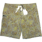 PRANA Mens 7in Fenton Board Shorts Swim Trunks Juniper Fronds Green (MSRP $65)