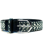 ISABEL MARANT Womens Nalise Beaded Leather Belt Black 75 (MSRP $585)
