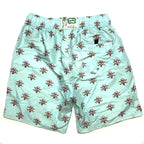 ICE CREAM Billionaire Boys Club Cones N Bones Logo Swim Shorts Blue (MSRP $125)