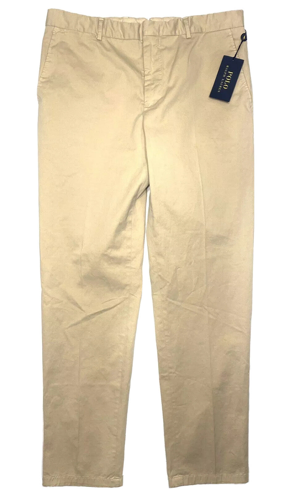 POLO RALPH LAUREN Mens Pressed Chino Dress Khaki Pants Beige (MSRP $195)