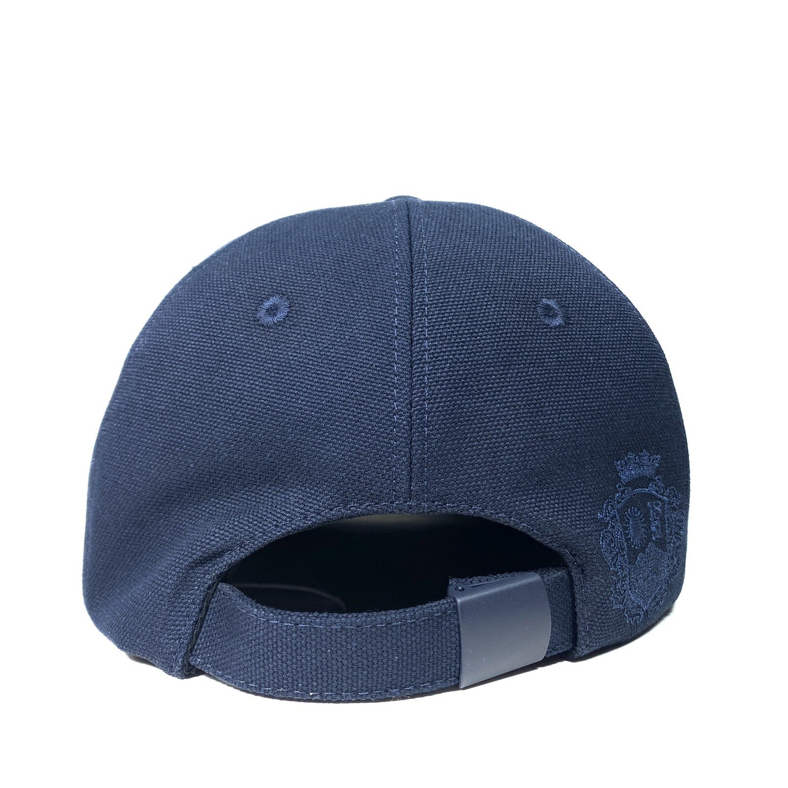 BALLY St Moritz Switzerland Medallion Cap Hat Midnight Blue (MSRP $300)