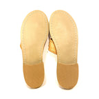 JACK ROGERS Womens Jacks Flat Monochrome Leather Sandals Yellow 5 (MSRP $128)