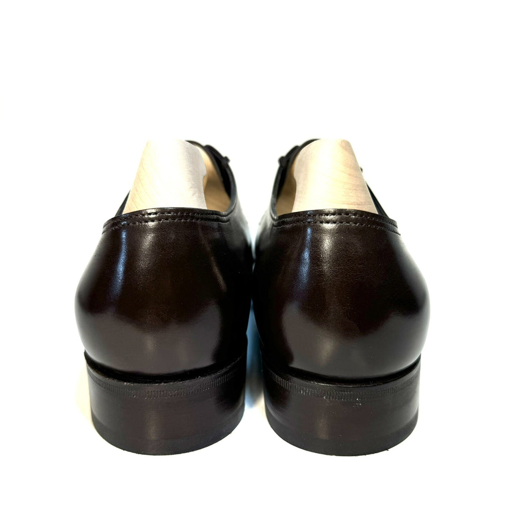 JOHN LOBB Mens Wrey Prestige Dress Loafer Shoes Dark Brown 10.5 (MSRP $2,390)