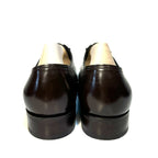 JOHN LOBB Mens Wrey Prestige Dress Loafer Shoes Dark Brown 10.5 (MSRP $2,390)