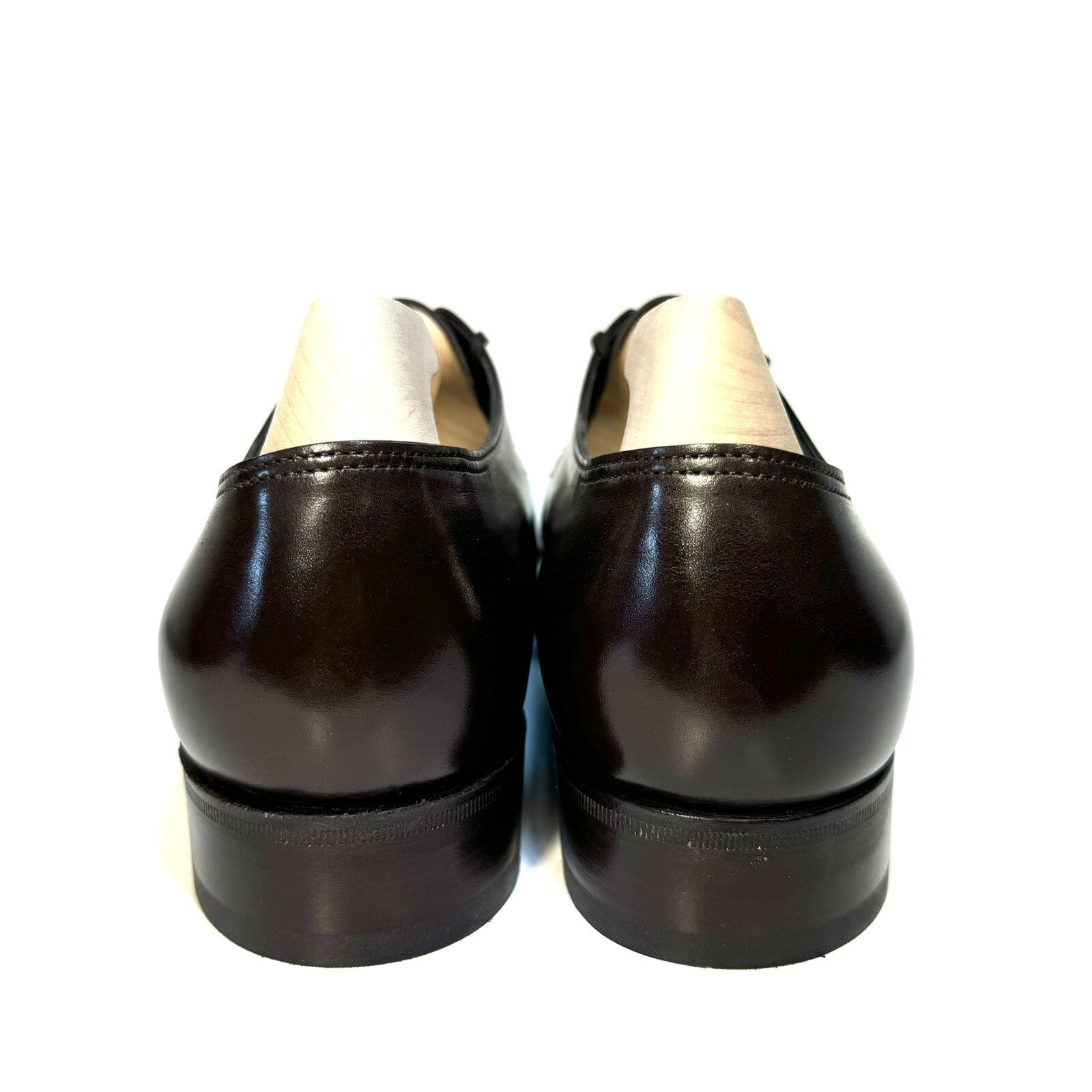JOHN LOBB Mens Wrey Prestige Dress Loafer Shoes Dark Brown 10.5 (MSRP $2,390)
