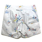 SATURDAYS NYC Mens Philippine de Richemont Bobby Surf Girl Swim Shorts White 29