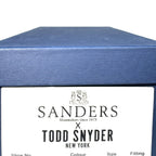 SANDERS x TODD SNYDER Mens Clive Leather Penny Loafers Dark Brown (MSRP $578)